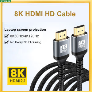 8K hdmi2.1 Dây cáp HDMI 48gbps Đực Với đực cáp âm thanh hình ảnh cho ps5 PS4 Bộ chia cổng Bộ chuyển đổi 3D siêu trong HDR cáp cho màn hình PC máy tính xách tay 8K/60Hz 4K/120Hz 1440p/144Hz