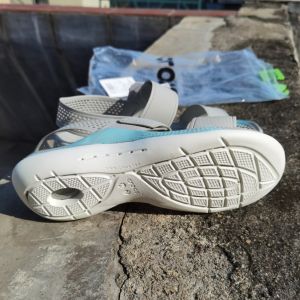 Giày dép crocs(Chính hãng)SANDAL  CROS LITER 360 NỮ ÊM MỀM DẺO KHÔNG HÔI CHÂN  ĐI BIỂN  ĐI MƯA MÀU GHI XANH