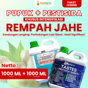 Pupuk Topfarm / Pupuk Tanaman Jahe / Pupuk Semprot Rempah Jahe / Pupuk Pelebat Jahe / Pupuk Booster Umbi Jahe /Obat Hama Tanaman Jahe / Obat Hama Khusus Jahe / Pupuk Cair Topfarm  / Pupuk Pelebat Buah Jahe