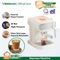 Vermax Coffee machine 950W Milk frother system 20Bar Coffee Maker Stainless Steel Italy Espresso Machine Christmas gifts. 