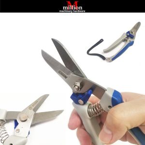 Stainless Steel Pruning Shears Gardening Carbon Steel Cutter Tool Aviation Snips ting Pokok Bunga Gardening Tools