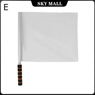 1pc Referee Flag Sports Volleyball Linesman Referee Flag Stainless Steel Hand Signage