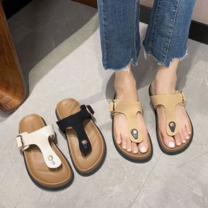 REEBO Platform Beach Flip Flops Anti Slip PVC Thick Soled Slippers Simple Casual Summer Slides Sandals Summer
