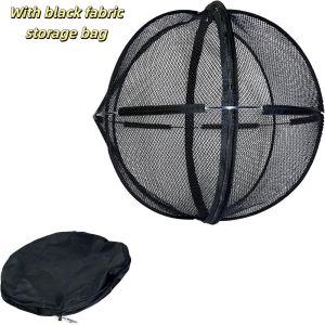 DJRGS Foldable Spherical Mesh Cage Spherical Mesh Cage Portable Cat Sphere Playpen Multi-Use Reusable Pond Pump Filter Cage For Outdoor Cat Activity