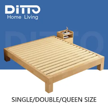 Shop Wood King Size Bed Frame with great discounts and prices online Sep 2024 Lazada Philippines