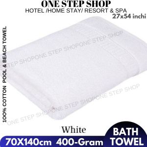 100% Pure Cotton Bath Towel Bright &  Dark Colour Towel | Gym Towel | Bathroom Towel | Yoga Towel | Soft Cotton 400 Gram 70x140cm