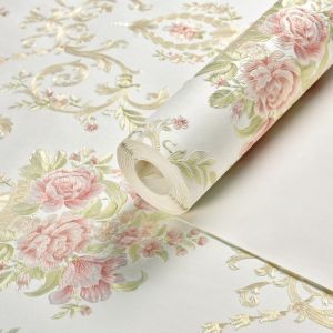 MUNCHX 3D Wall Stickers Self Adhesive Flower Wall Decorwall Stickers  Non-woven Wall Paper Bedroom TV Background