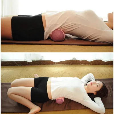 【Ntcpefy】Yoga Bolster Pillow for the WaistHips and Neck Health Care Slow Rebound Yoga Stick Pillow Supportive Cushions Bolster