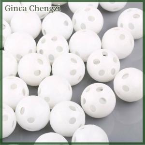 Ginca 10 quả bóng chuông lắc bằng nhựa 24mm đồ chơi trẻ em dụng cụ tạo tiếng ồn Hạt Tự làm