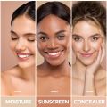 Match Cosmetics Foundation 4 in 1-Light Spectrum,4 in 1 Cosmetics Foundation Liquid with SPF 50+, Concealer Cosmetic Lightweight Makeup, Longwearing & Waterproof for Makeup. 