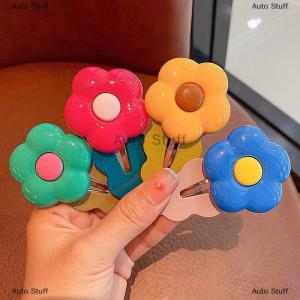 [COD] Auto Stuff กิ๊บติดผมหน้าม้าของเด็กผู้หญิงสไตล์เกาหลีอุปกรณ์เสริมผมเด็กอุปกรณ์เสริมผมเด็กการ์ดสำหรับเด็กผู้หญิงไม่ทำให้ผมเจ็บที่หนีบผมรูปดอกไม้