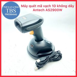 Máy quét mã vạch không dây 1D Antech AS2900W kết nối không dây (Mới 100%)
