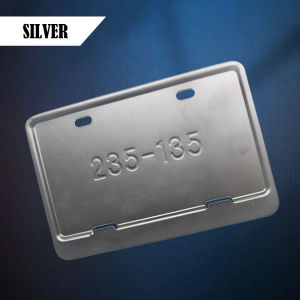 Motorcycle Plate Cover Aluminium Alloy License Plate Covers Plate Size Carbon 235mm x 135mm Durable & Stron