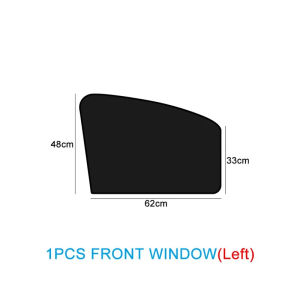 Double-sided magnetic sunshade for car windows. UV protection. DIY accessory. Fits automotive interior.