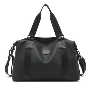 FA Fashion Womens Travel Tote Bags Large-Capacity Solid Color Sports Shoulder Pack Concise Overnight Bag Sport Gym Bags for Men Women