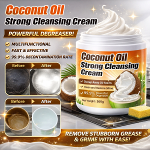 Household Kitchen Cleaning Paste Multi-Purpose Coconut Oil Powerful Stain Remover Cookware Cleaning Polishing Maintenance Paste