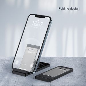 OATSBASF โลหะผู้ถือโทรศัพท์แท็บเล็ตยืน-ลื่นพับภูเขาสำหรับ1716โปรสูงสุดซัมซุงแบบพกพาปรับยืนโต๊ะโท