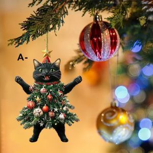 Keychain Pursuing Holiday Decorations Christmas Kitten Decorative Hangings Finely Crafted