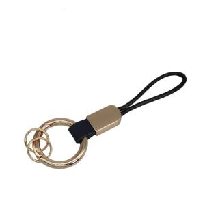 Reinforced Leather Key Organiser with Adjustable Wristband And Zinc Alloy Hook Lightweight Portable Key Holder