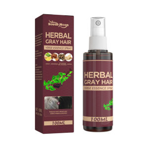 Herbal Blackening Hair Dye Spray Non-irritating White Hair to Black Hair Spray