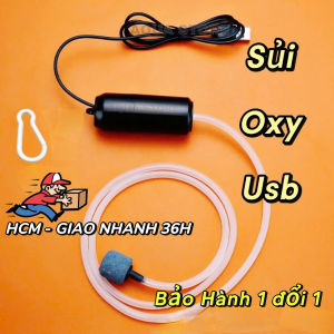 Máy Sủi Oxy 2 Vòi Cổng Usb dùng cho bể cá cảnh
