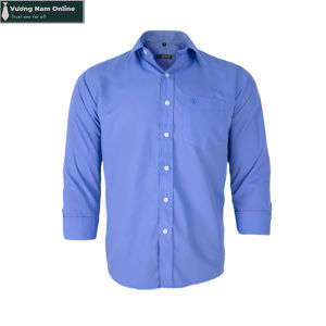 Áo sơ mi nam công sở dài tay form rộng cao cấp đẹp vải LỤA trơn mát VNO13