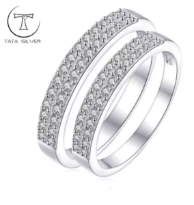 [PRICE IS PER PIECE] TATA Genuine 92.5% Italy Silver Wedding Couple/ Single Ring