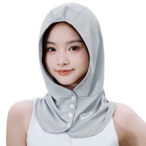 MING1996 ผ้าที่ระบายอากาศได้ หมวกตกปลา กันแดด ผ้าพันคอไหม หมวกกันแดดป้องกันรังสียูวี น้ำหนักเบา ป้องกันรังสียูวี กันแดด กีฬากลางแจ้ง