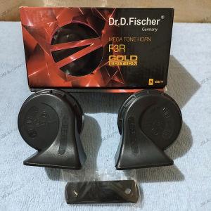 Klakson Keong Dr.D.Fischer 12volt 118dB - Low High Mega Tone Snail Horn F3R Gold Edition