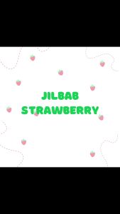 Jilbab Anak Karakter Strawberry Lucu Hijab Karet Belakang Kerudung Instan Anak