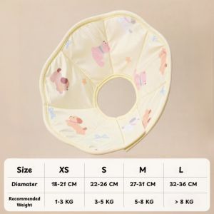 Elizabethan Pet Protective Collar for Anti-Bite Lick Surgery Wound Healing Cat Dogs Neck Wound Healing Accessories