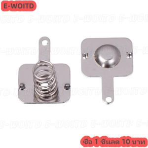 ซื้อ 1 ชิ้นลด 10 บาท 20PCS DIY Accessories 18650 Battery Sheet Spring Contact Sheet Battery Box Positive And Negative Single Bipolar