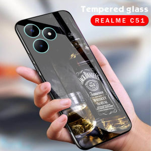 Softcase Glass Kaca Glossy Realme C51 Terbaru 2023 (S03)
