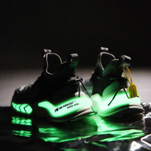 Giày thể thao nam cao cấpsneaker tăng chiều cao vượt trộiphản quangthời trang cao cấp đế cao su êm bền đẹp.