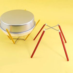 Chiffon Cake Cooling Rack Foldable Stainless Steel Inverting Heat Resistant Baking Kitchen