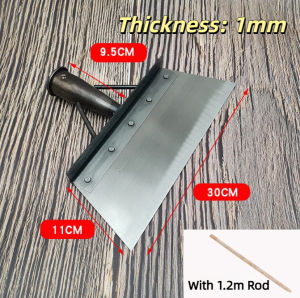 Multifunctional Cleaning ShovelAll-Steel Flat ShovelMoss Weed Scraper For Gardening Digging