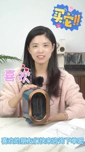 Meister Household Heater 1300W High Power Heater PTC Heating Intelligent Small Sun Cross-Border Electric Heater