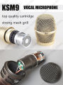 Đầu âm thanh Củ micro Shure KSM9 năng động Cardioid, Supercardioid chuyên nghiệp, giảm hú tốt, Tặng 1 chống lăn micro. 