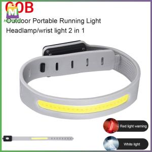 4 PCS COB Running Light Adjustable Warning Light Waterproof for Running Walking