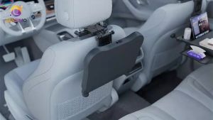 GEAR HIVE Folding Car Rear Seat Tray Table Stand Multi functional Car Rear Seat Food Tray