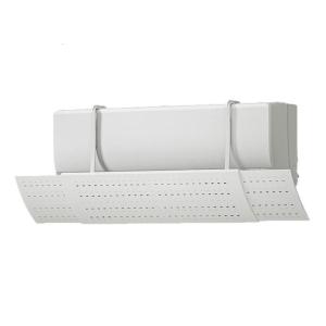 Wall Mounted Air Conditioning Windshield Baffle 16.5x52cm Plastic Texture Suitable for Comfortable Airflows Control