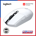 LOGITECH G304 WHITE LIGHTSPEED WIRELESS GAMING MOUSE. 