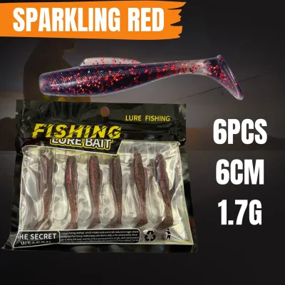 【Zenobait】6PCS Zman Clone 6CM/6.5CM Floating TPR Soft Plastic Lure Bait Casting Umpan Haruan Toman