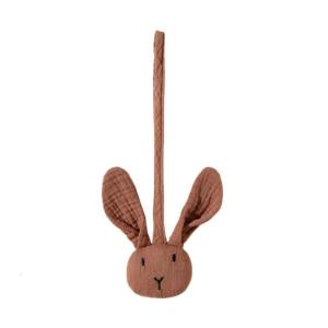 Colorful Bunny Pacifier Clip Baby Pacifier Holder for Boys & Girls Bunny Stroller Pendant Soft Newborn Comfort Toy Gift