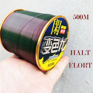 Cước Câu Cá Tàng Hình  Đổi Màu Halt Flort 500M chính hãng