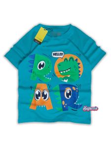 kaos anak cowok [SMLXL] Umur 1-8 tahun Atasana Pakaian anak laki laki HELLO ROAR TOSCA  grosir ecer BANDUNG  abadigrosir