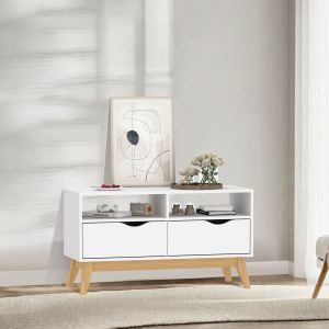 Export Quality Panelbond TV Cabinet Nordic style Living Room TV Cabinet Office Display Stand Wooden TV Console Suitable For 43-inch TV