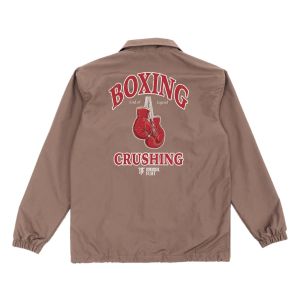 Moral Flat-Jaket -Windbreaker Jacket-Boxing-Coklat Tan-MF