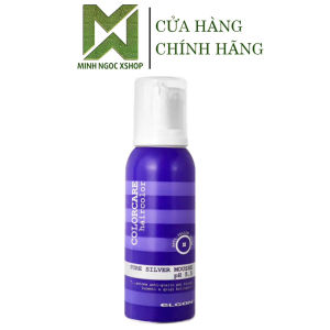 Kem xả khô dạng bọt dành cho tóc tẩy trắng bạch kim Elgon Pure Silver Mousse 100ML
