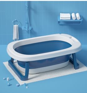 SG-Foldable Baby Bath Tub / Bath tub for Baby/ Space Saving Bathtub with Thermometer